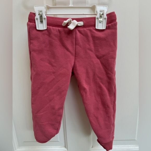 NWOT 2T Carter’s Girls Mauve String Sweat Pants - Picture 1 of 4